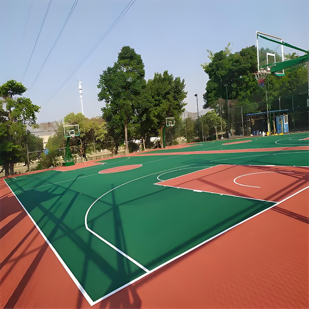 硅PU籃球場