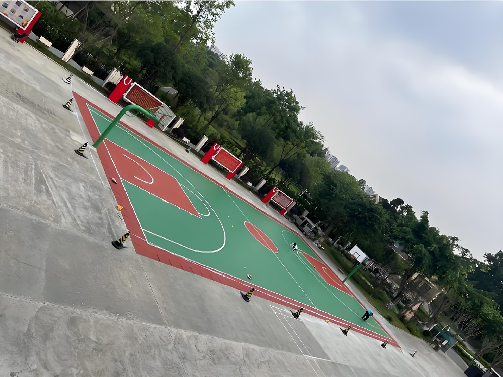 復(fù)合型硅pu籃球場 復(fù)合型硅pu籃球場